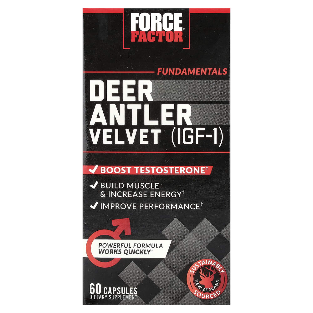 Fundamentals, Deer Antler Velvet (IGF-1), 60 Capsules