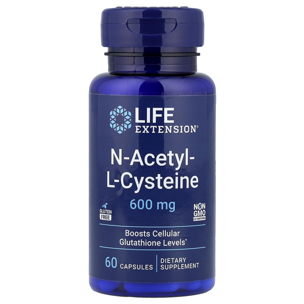 Life Extension, NAC Glutathione Support 600 mg, 60 Capsules