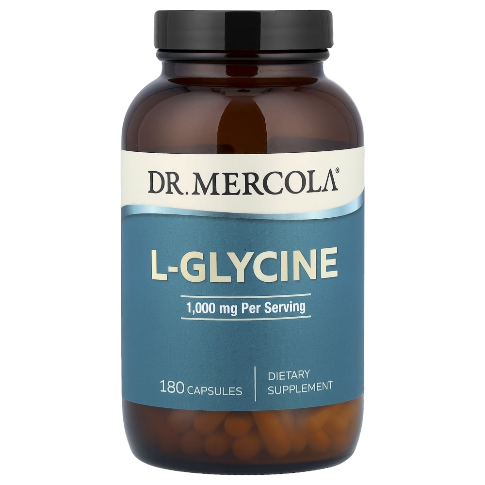 dr mercola on glutathione L-Glycine, 180 Capsules (500 mg per Capsule) glutathione face wash uses