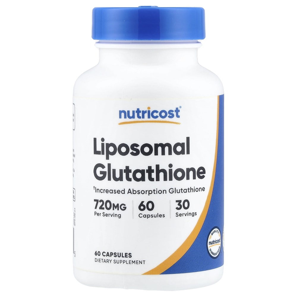 Glutatión liposomal, 60 cápsulas (360 mg por cápsula)