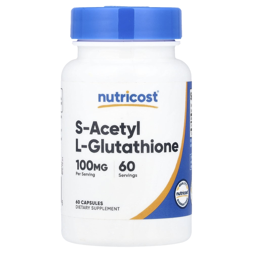 S-Acetyl L-Glutathione, 100 mg, 60 Capsules