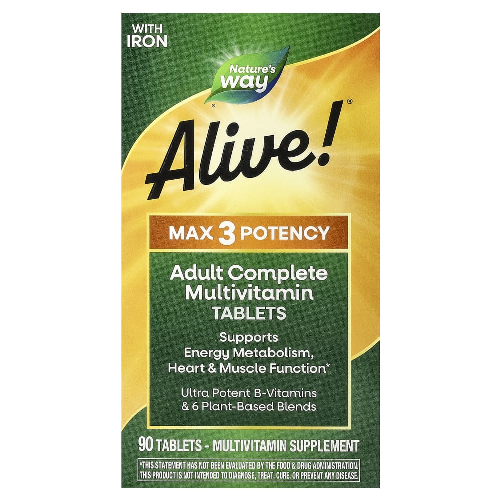Alive!®（アライブ！）Max3 Potency、成人向け総合マルチビタミン