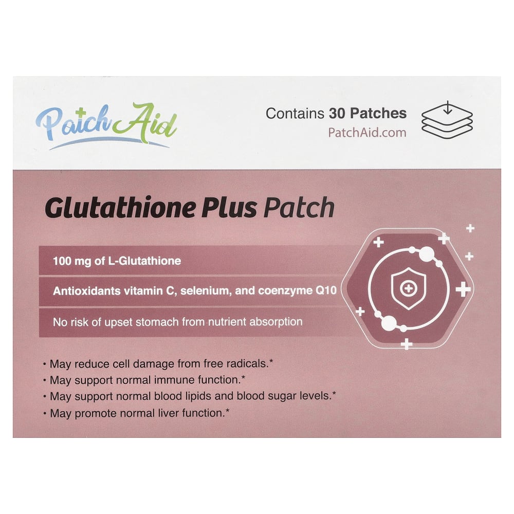 Glutathione Plus Patch, 30 Patches