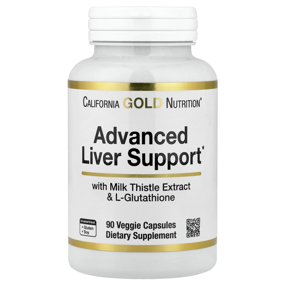 Advanced Liver Support with Milk Thistle Extract, L-Glutathione, Alpha Lipoic Acid, and Grape Seed Extract
