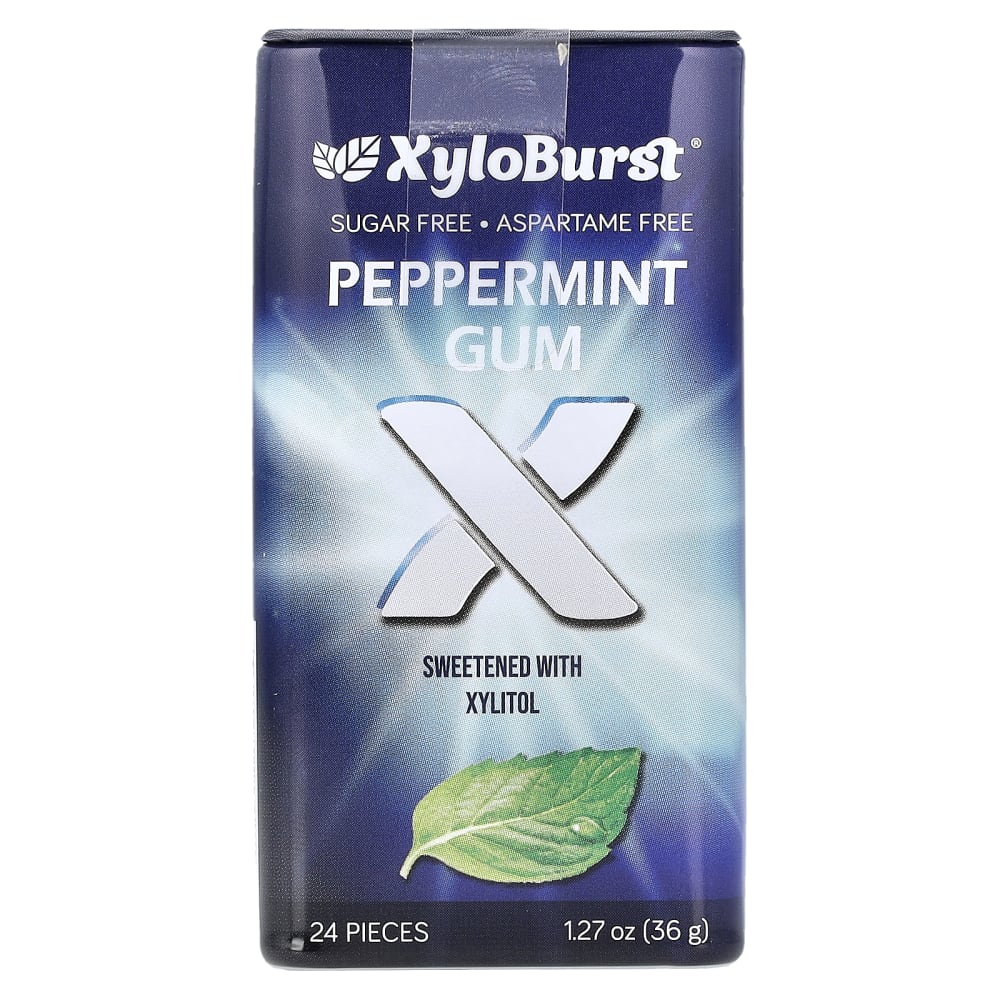 キシリトールガム、ペパーミント、24個、36g