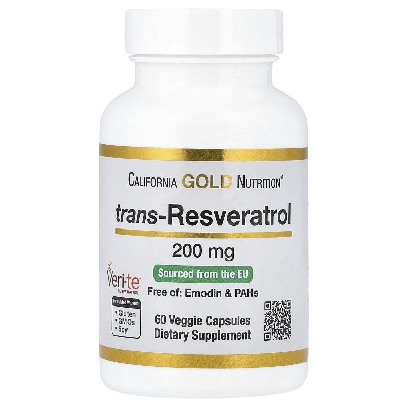 California Gold Nutrition トランス・レスベラトロール 200mg