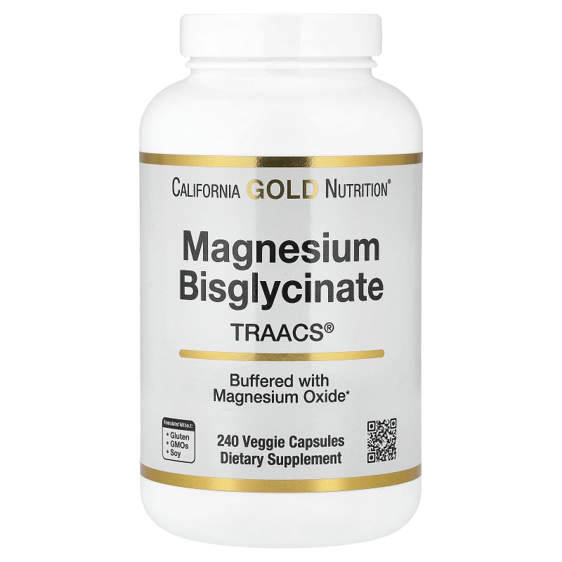 Magnesium Bisglycinate Chelate (Albion TRAACS®) 100mg 240ベジカプセル