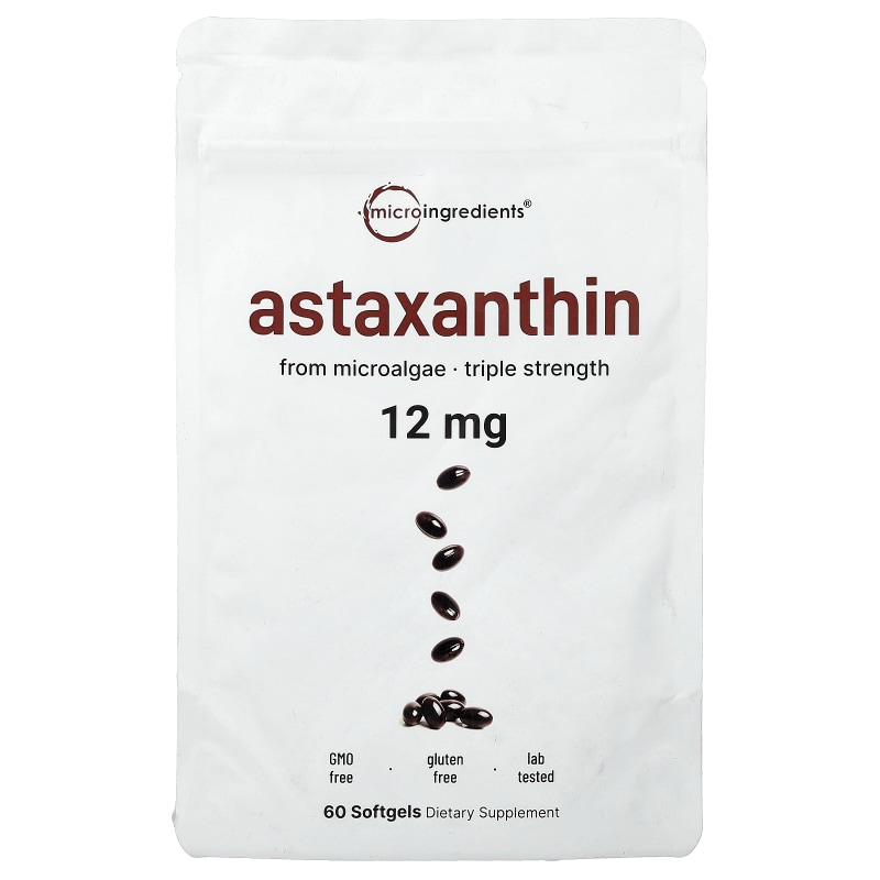 Micro Ingredients アスタキサンチン 12mg