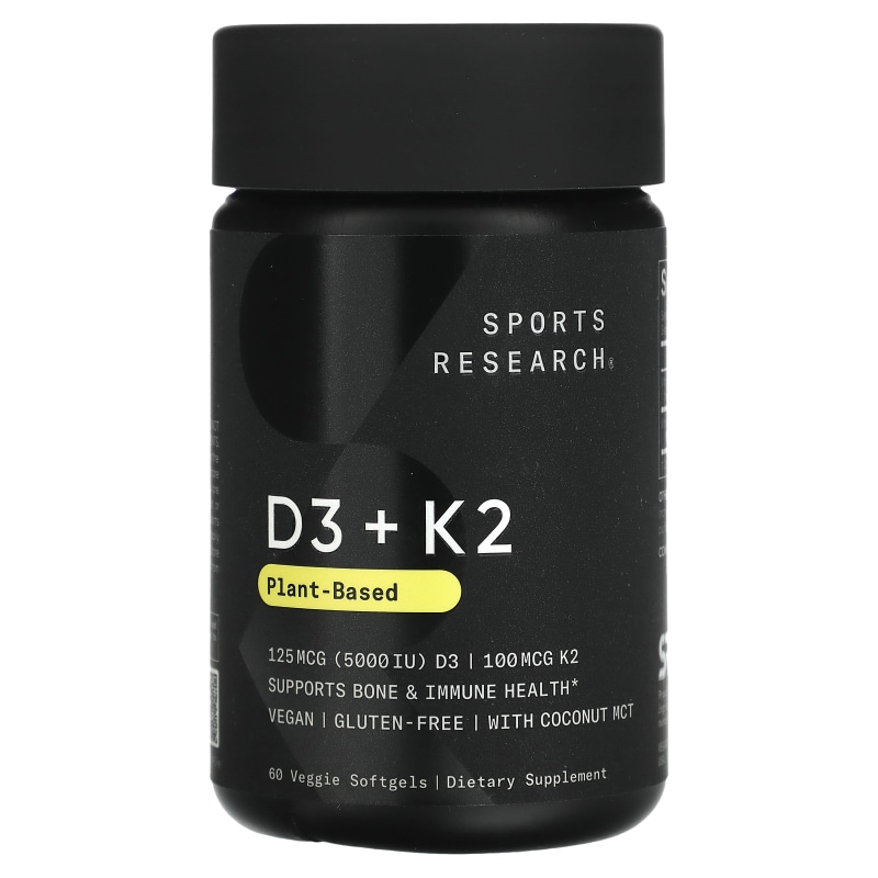 Sports Research 植物性ビタミンD3+K2
