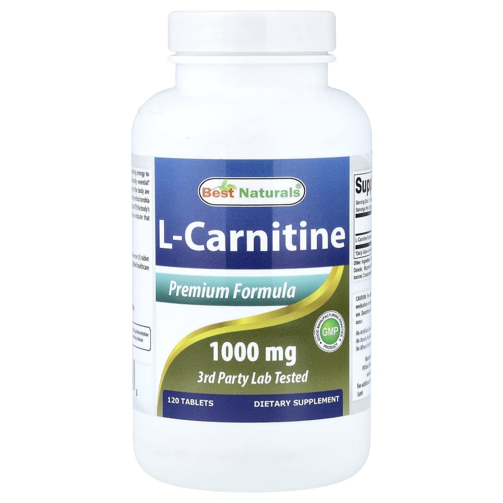 l-carnitine formula Best Naturals 1000 mg, 120 ct and has been described Reconstitution Peptide How to Diet Type_Kosher Size:120 capsules (60 serv)