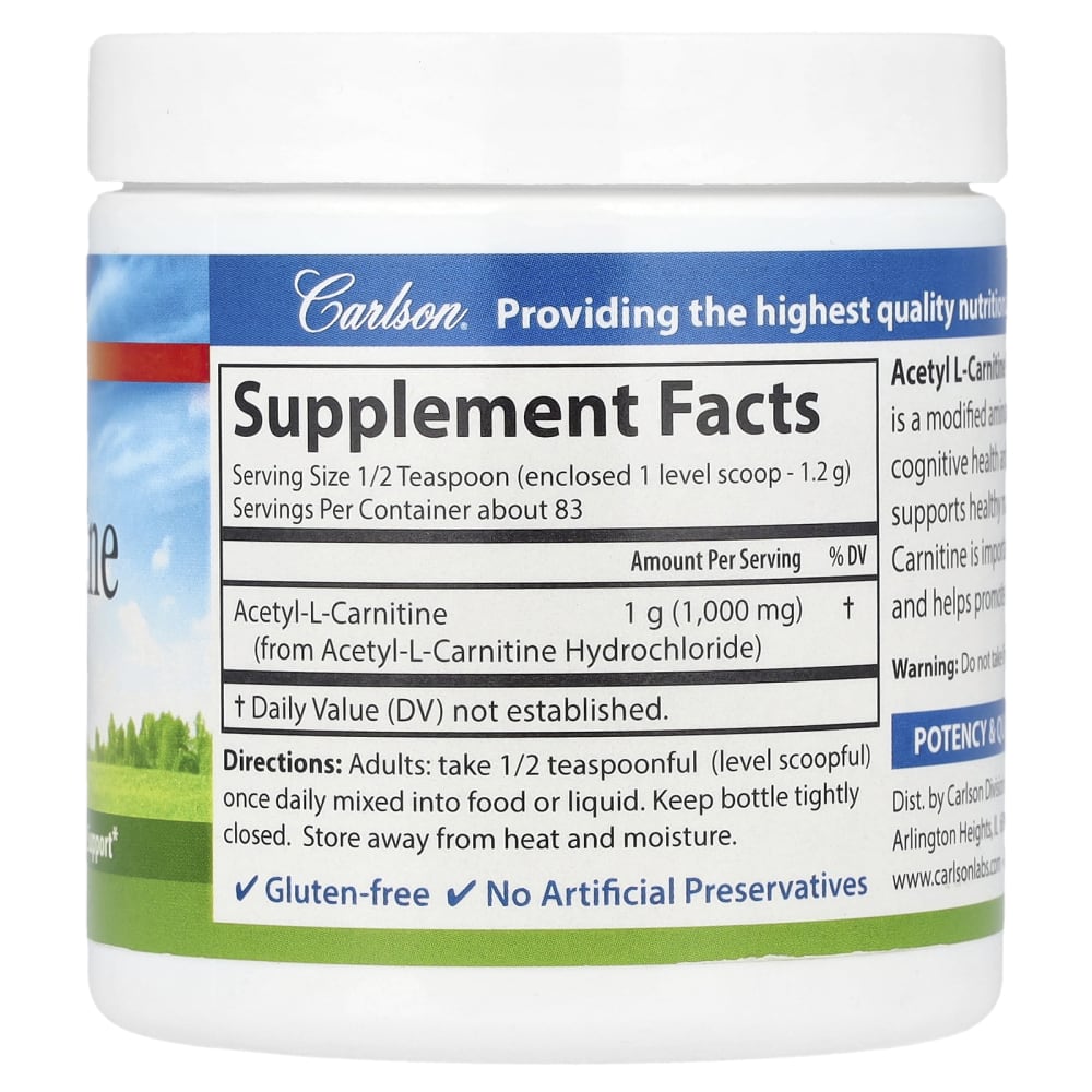 buy acetyl l-carnitine powder Powder, 3.53 oz (100 g) Postage_Packet No. of Tablets:180 Tablets Supplements for Acne |