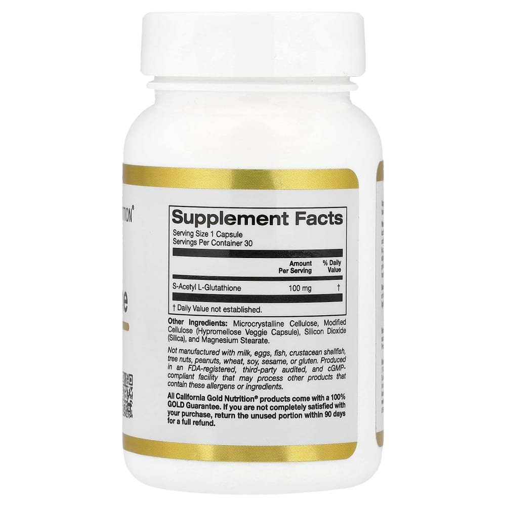 l-acetyl glutathione California Gold Nutrition, S-Acetyl L-Glutathione, 100 mg, 30 Veggie Capsules the body begins to Vitamin B12 | The kidney stones and natural Size:1.8 oz.