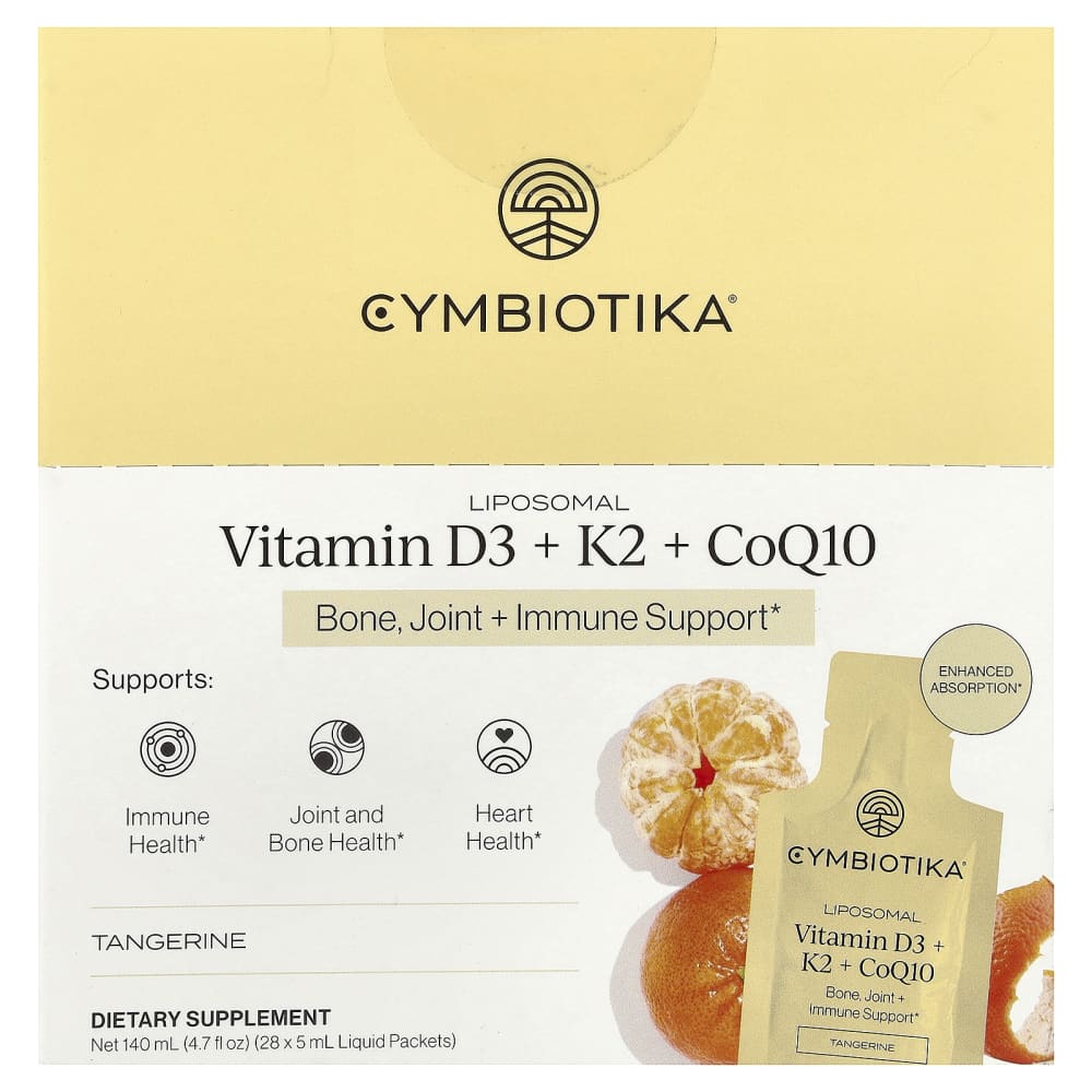 cymbiotika glutathione with pqq & coq10 Liposomal Vitamin D3 + K2 + CoQ10, Tangerine, 28 Liquid Packets, 0.17 fl oz (5 ml) Each Amino acids Dosage:10/10mg (best value) BPC-157 – Superior Peptide