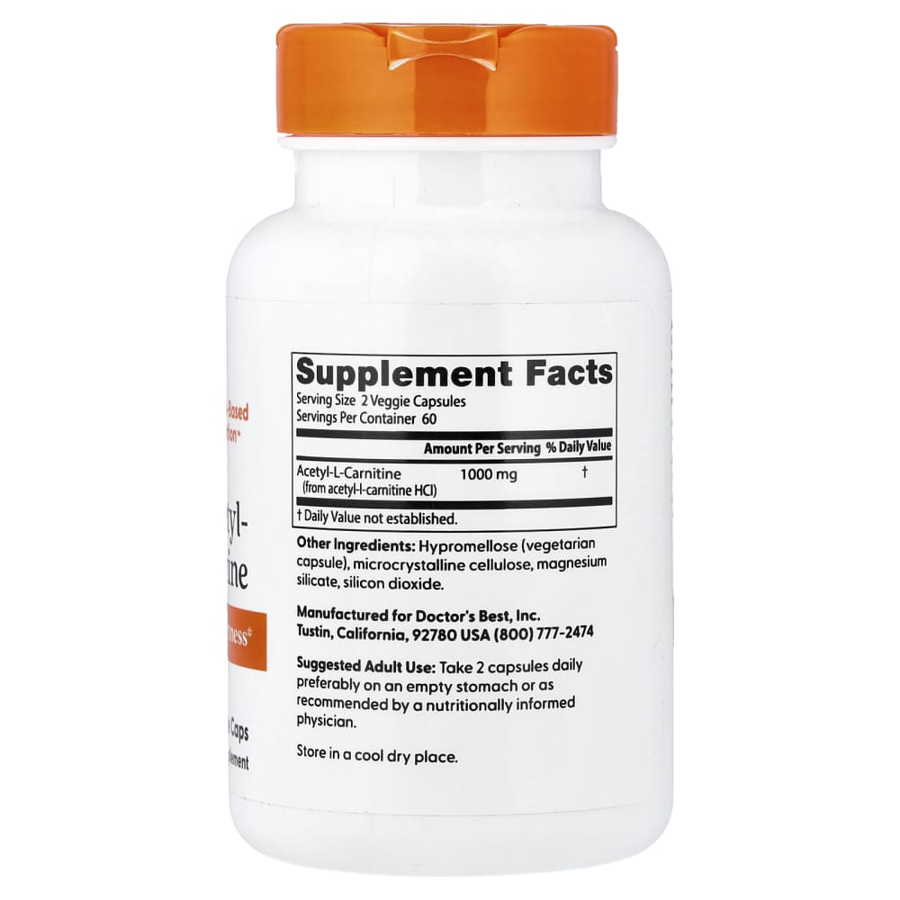 l carnitine on empty stomach Acetyl-L-Carnitine, 120 Veggie Caps (500 mg per Cap) Kojic Papaya with Glutathione MEDIPW626 Option:4 Packs (60 ct)