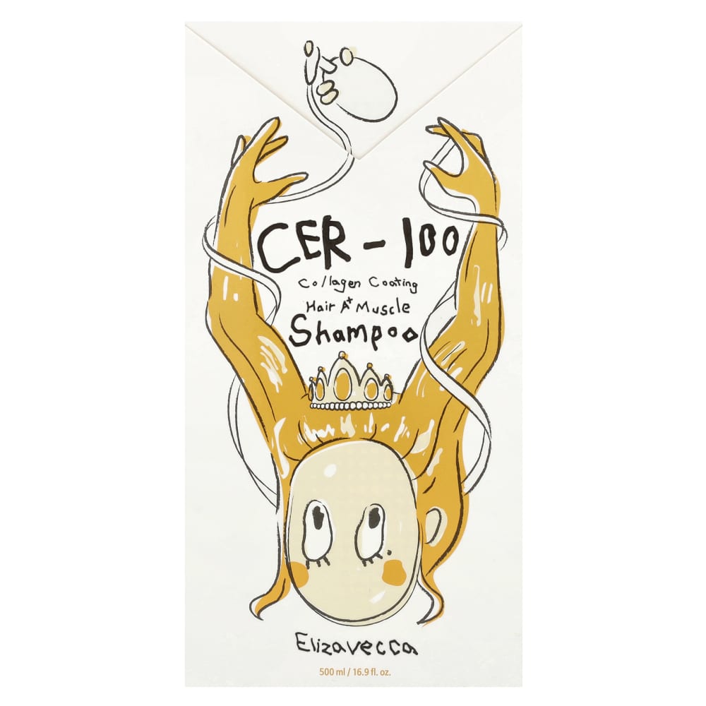 CENTOYZER Hair Cleanser 500ml 2本セット CER-100 Collagen Coating Hair A+ Muscle Shampoo, 16.9 fl oz (500 ml)