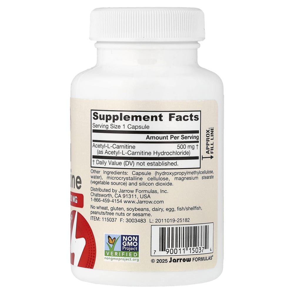 arrow formulas acetyl l-carnitine 500 mg Vegan L-Carnitine, mg, 60 Veggie Capsules Format:300 g Proline & Lysine Smoothing