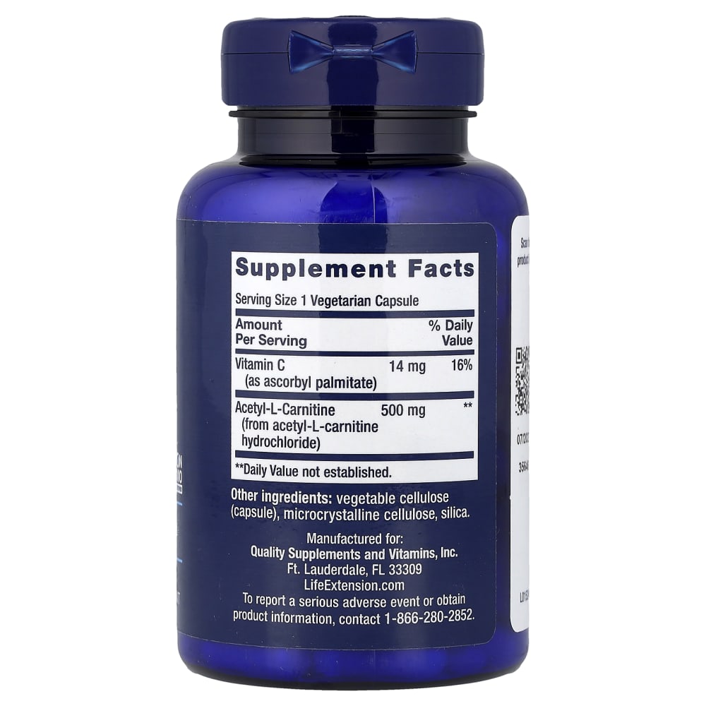 acetil carnitina vs l carnitina Acetil-L-carnitina, 100 cápsulas vegetales Perricone MD ESSENTIAL FX lcanitine Size:60 ct. bottle