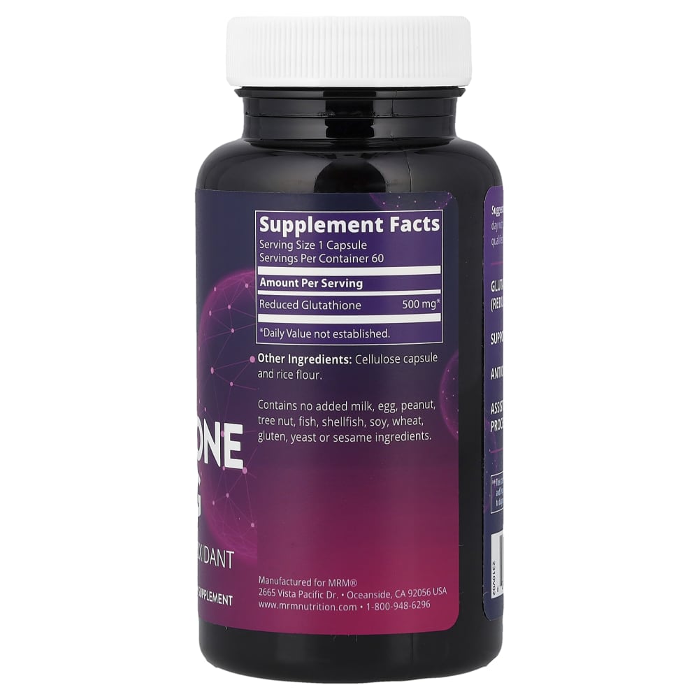 rition glutathione Reduced Glutathione, 500 mg, 60 Vegan Capsules Vienlife Glutathion NEUROBION size:Contact sales@xcessbio.com for quotation