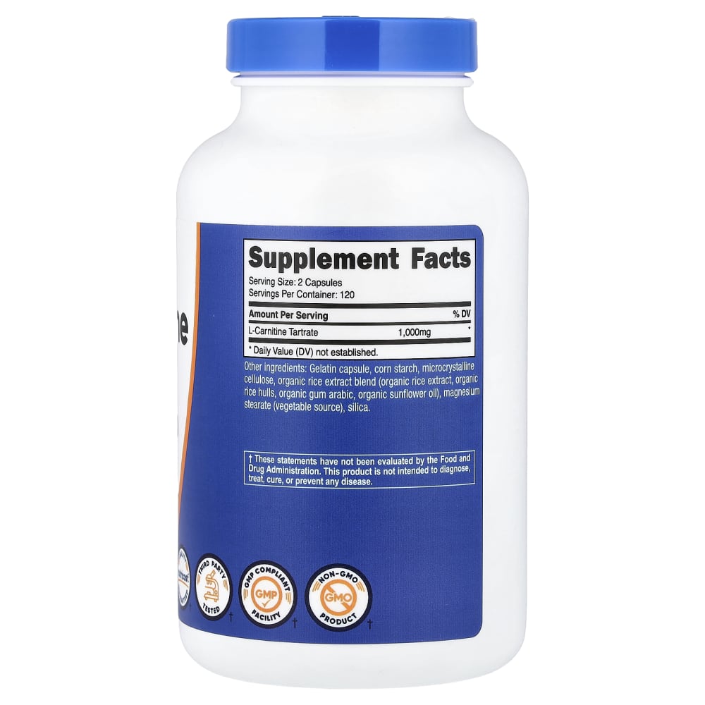 l tartrato de l carnitina L-carnitina, 240 cápsulas (500 mg por cápsula) Size:Pack of 15 Tablets Hada Labo UV White 54955