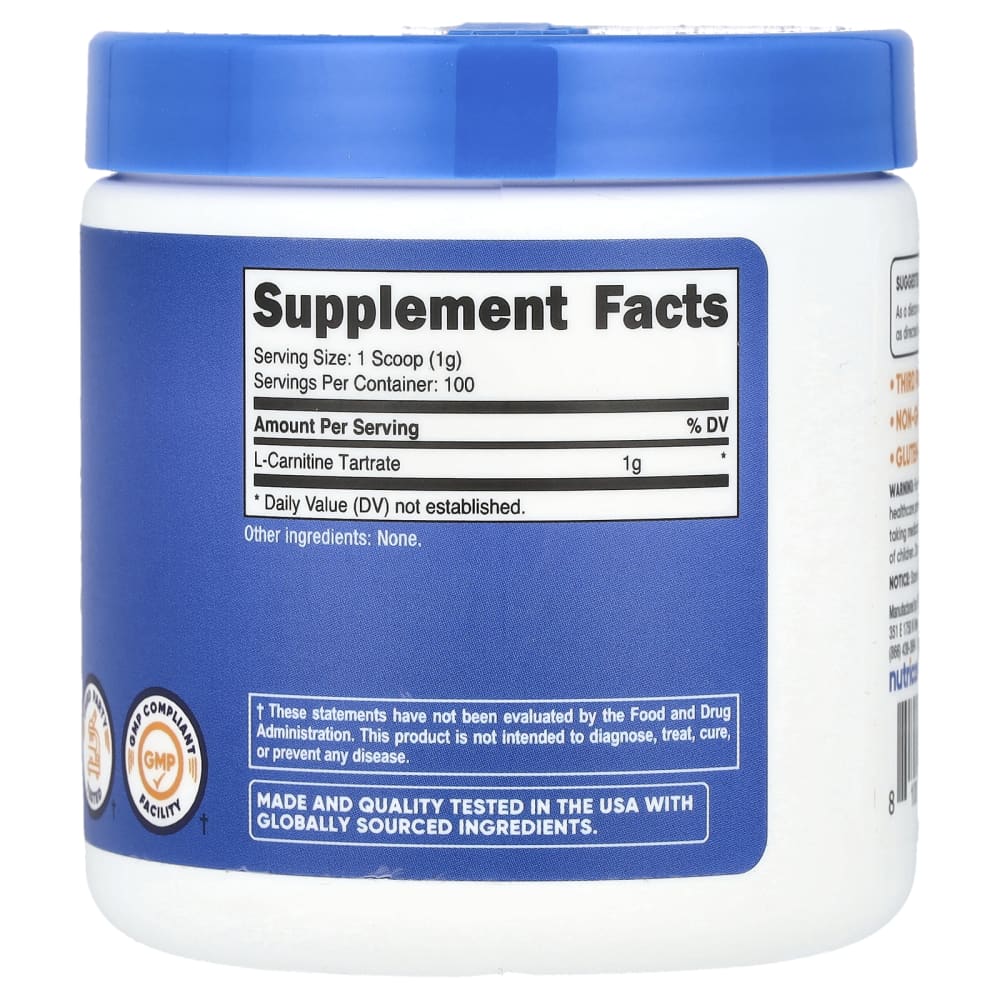 how many grams of l carnitine per day L-Carnitine Tartrate, Unflavored, 3.5 oz (100 g) Flavour:Cinnamon BPC-157: The Healing Peptide Bacteriostatic Sodium Chloride