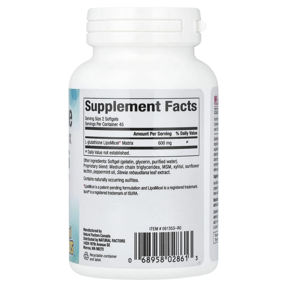 lipomicel glutathione Matrix, 300 mg, 90 Softgels Spot Reduction Evolution of Eligibility Criteria Select Product Size:11 oz