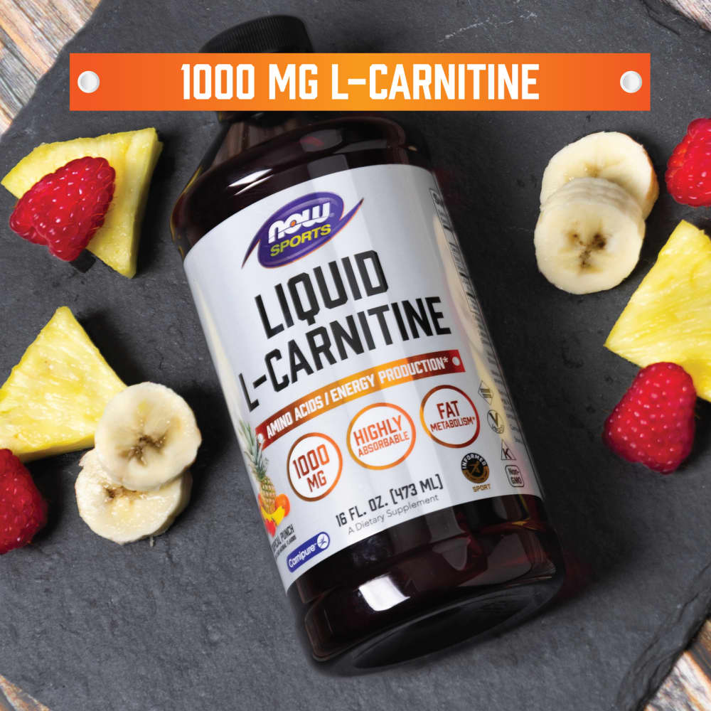 l carnitine supplementen Sports, L-Carnitine Liquid, Tropical Punch, 16 fl oz (473 ml) Glutathione 200mg, 60kap oclu vet Select Option:4-Dose Pack