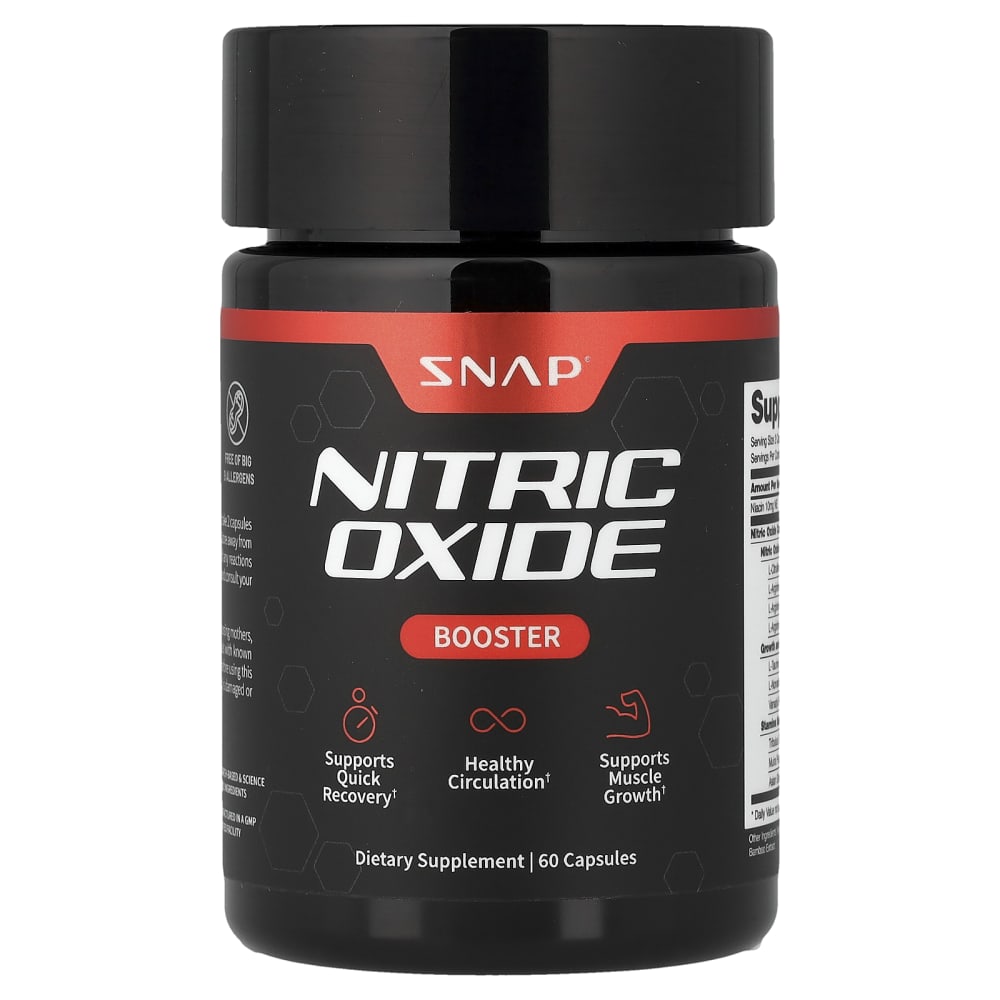 l carnitina oxido nitrico Potenciador de óxido nítrico, 60 cápsulas Color:9B Lightest Beige Blonde Ultrasonic Liposomal Glutathione Making 5019205008785