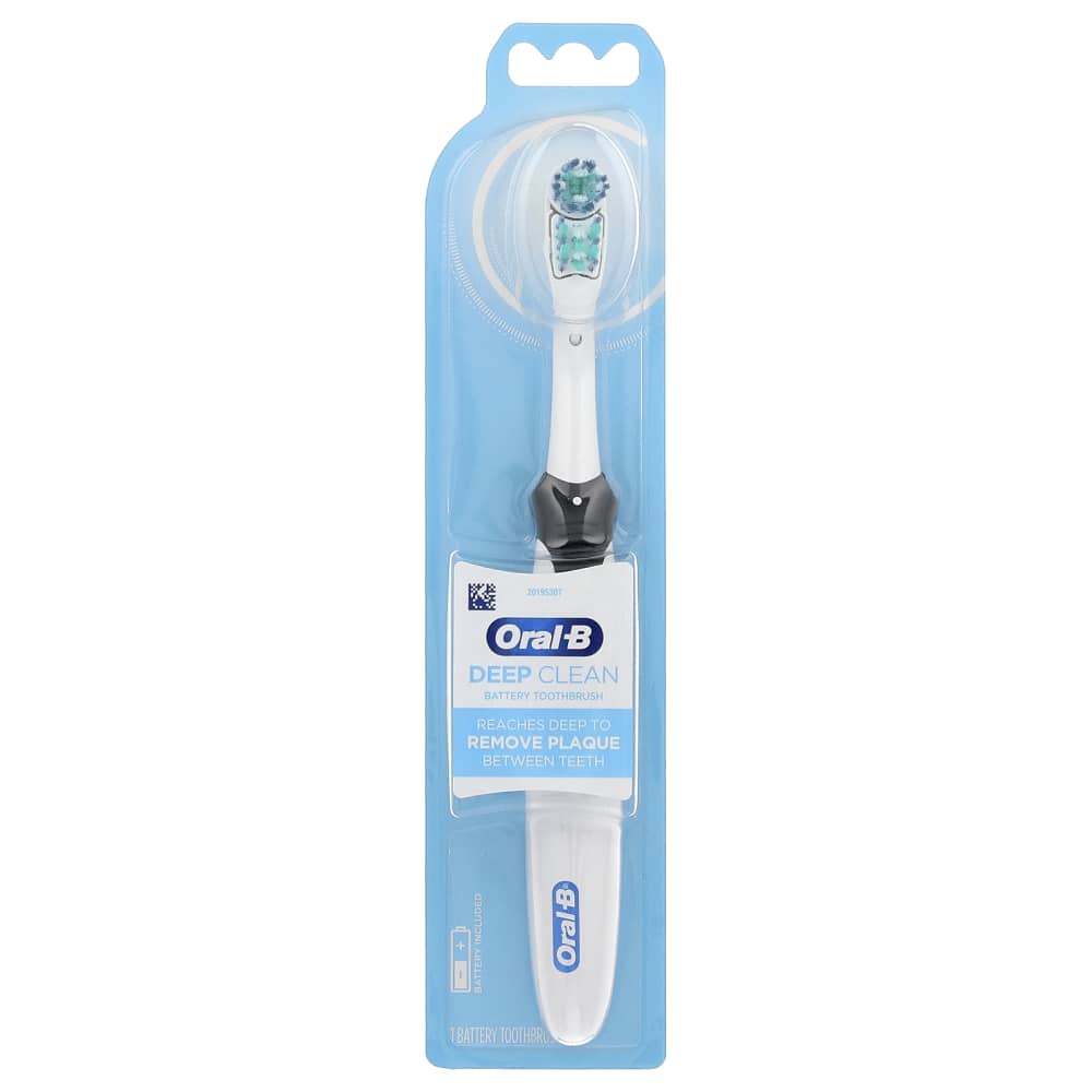 Deep Clean（ディープクリーン）、電動歯ブラシ、乾電池式電動歯ブラシ1本