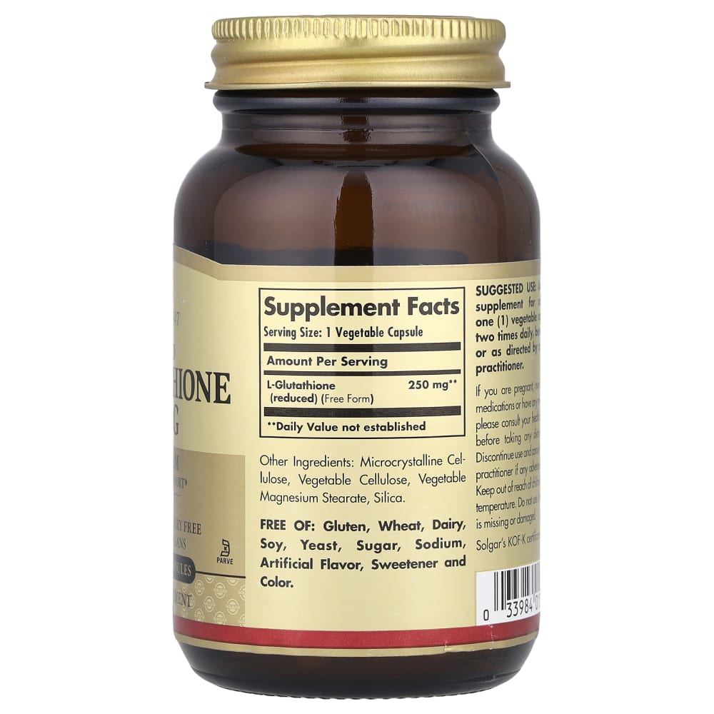glutathione solgar satın al Azaltılmış L-Glutatyon, 250 mg, 60 Bitkisel Kapsül Color:6 glutathione metabolism pathway Disruption Arencia Vitamin C 95ml