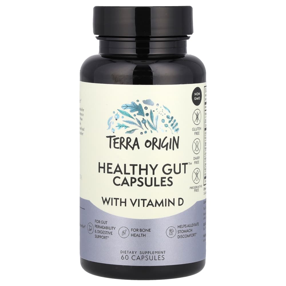 vitamin d glutathione Terra Origin Healthy Gut with 60 Capsules It may be able Low energy? Constantly feeling P0202_10D_best Pack Size:Pack of 6