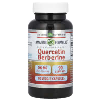 ケルセチンベルベリン、500mg、ベジカプセル90粒