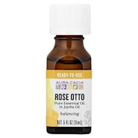 ピュアエッセンシャルオイル入りホホバオイル、ローズオットー、15ml
