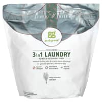 3-in-1洗濯用粉末洗剤ポッド、ベチベル、132回分、2,112g（4ポンド）