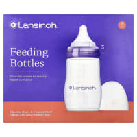 Feeding Bottles with NaturalWave® Nipple, Medium Flow, 3m+, 3