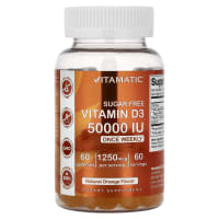 vitamatic vitamin d3 gummies natural orange 1 250 mg 50 000 iu 60 gummies