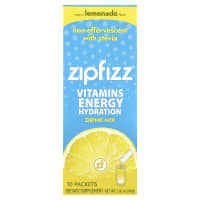 Energy Drink Mix, Lemonade, 10 Packets, 0.28 oz (8 g) Each