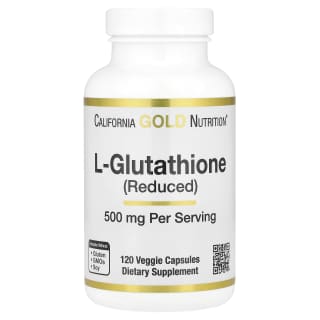 L-Glutathione (Reduced), 500 mg, 120 Veg Capsules