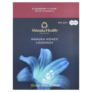 Manuka Honey & Propolis Lozenges, MGO 600+, 20 Lozenges