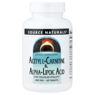 Acetil L-carnitină și acid alfa-lipoic, 60 de comprimate
