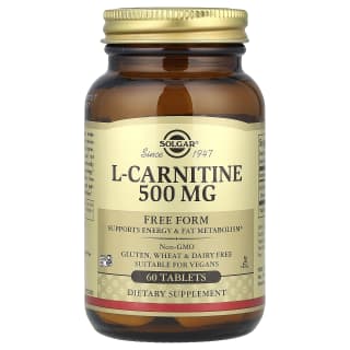 solgar acetyl l-carnitine 1000 mg L-Carnitine, Free Form, 60 Tablets (500 per Tablet) BPC-157 Research Context |