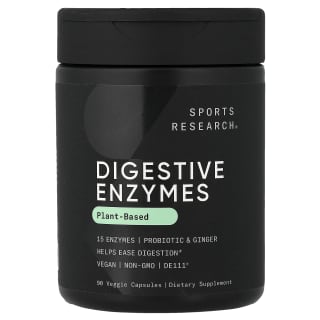 Digestive Enzymes, Plant-Based, 90 Veggie Capsules
