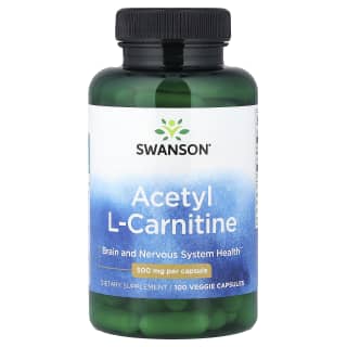 Swanson Acetyl L-Carnitine 500 mg 100 Capsule