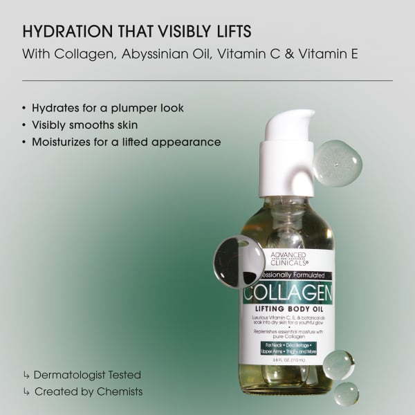 コラーゲン、Lifting Body Oil、112ml（3.8液量オンス）
