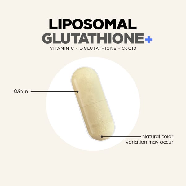 Liposomal Glutathione+, 120 Vegetable Capsules