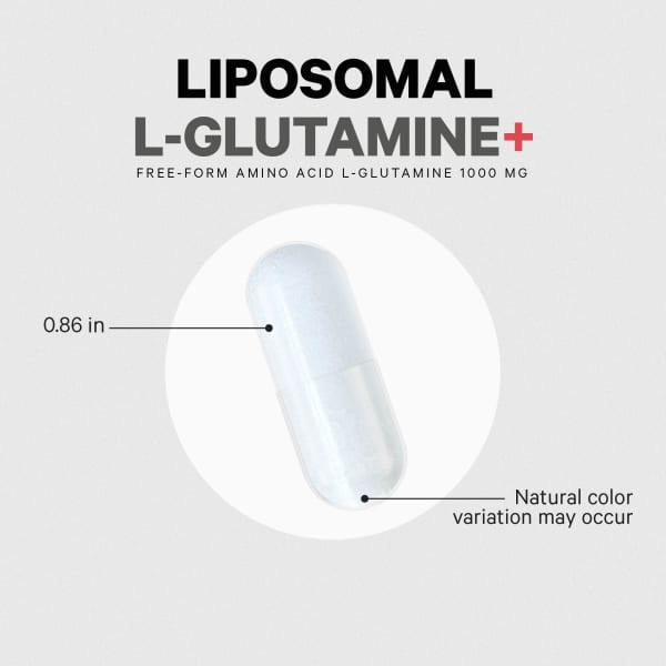 liposomal glutathione vs l-glutamine L-Glutamine+, 180 Vegetable Capsules (500 mg per Capsule) employee PRICE:1 Piece How Long Do Peptides