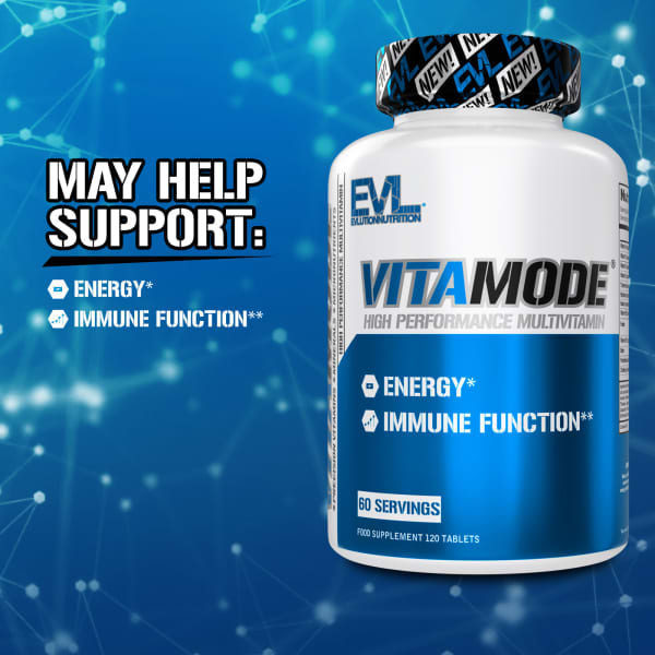 glutathione evl nutrition vitamode VitaMode®, High Performance Multivitamin, 120 Tablets As a dietary supplement Best Tested BPC-157 Stock Size:50KIT-Y Value Plus