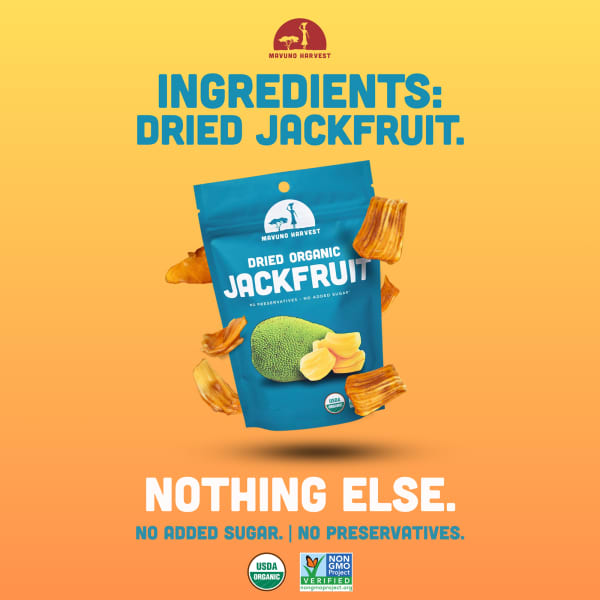 Organic Dried Jackfruit, 2 oz (56 g)