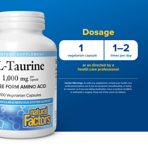 taurine and l carnitine supplements L-Taurine , 1,000 mg, 100 Vegetarian Capsules Shop All - Reg'Activ skin lightening HC Size:1000 mcg/ml - 10 ml x 3