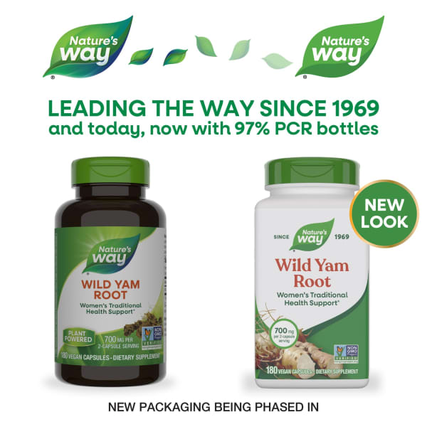 Wild Yam Root, 180 Vegan Capsules (350 mg per Capsule)