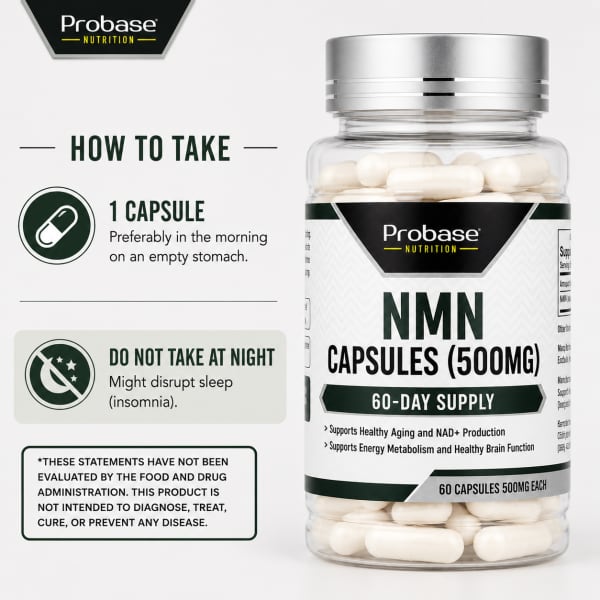 NMN（ニコチンアミドモノヌクレオチド）、500mg、60粒